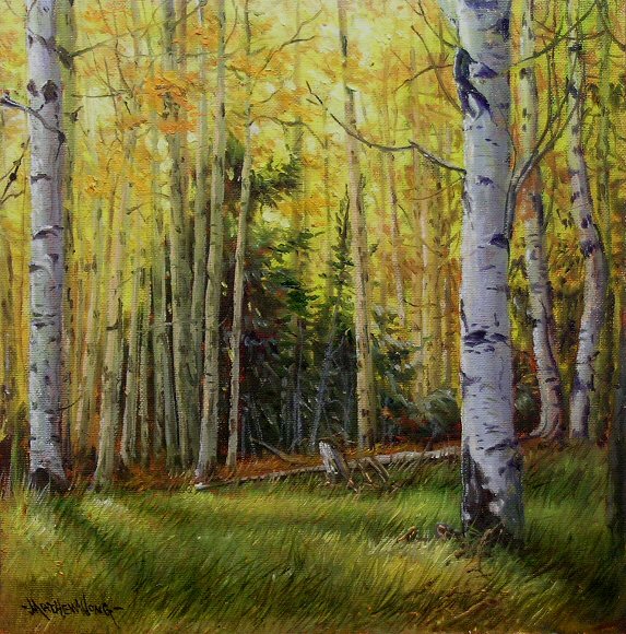 Image of art work “Aspens”