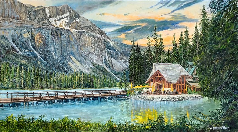 Image of art work “Summer Sensation (Emerald Lake)”