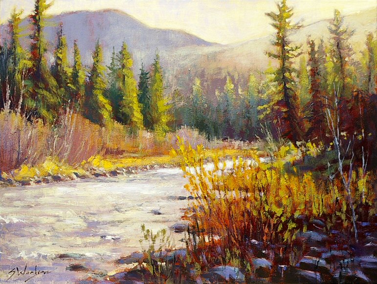 Image of art work &ldquo;Castle River Morning&rdquo;