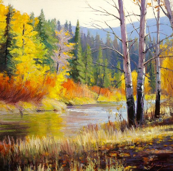 Image of art work &ldquo;Dogwood in Fall&rdquo;