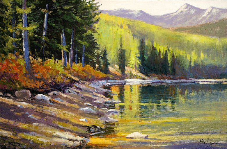 Image of art work &ldquo;Shoreline (Chinook Lake)&rdquo;