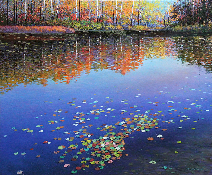 Image of art work “Pond After Rain”