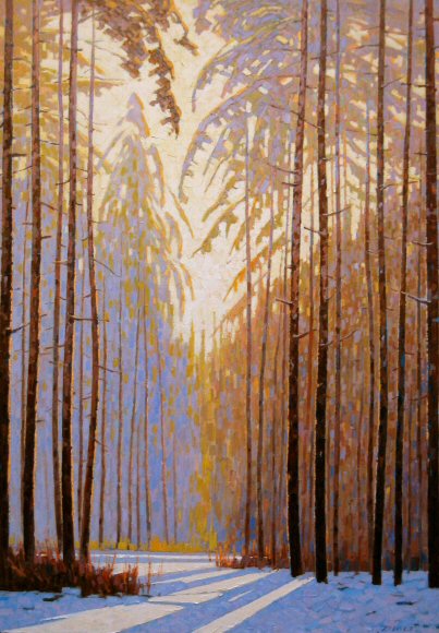 Image of art work “Snowy Sentinels”