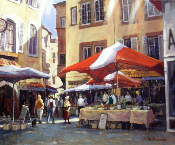 Image of art work &ldquo;French Country Market&rdquo;