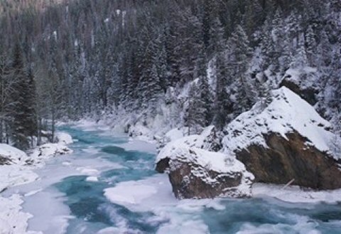 Image of art work &ldquo;Winter River&rdquo;