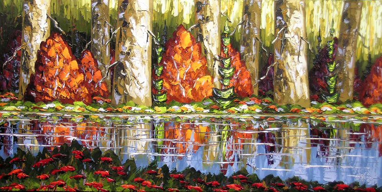 Image of art work &ldquo;Bow River Near Banff&rdquo;