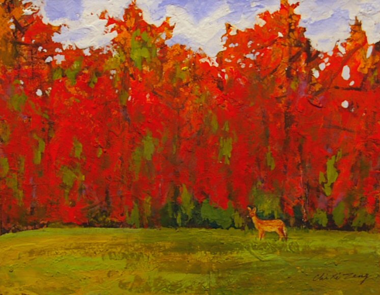 Image of art work &ldquo;Maple Trees&rdquo;