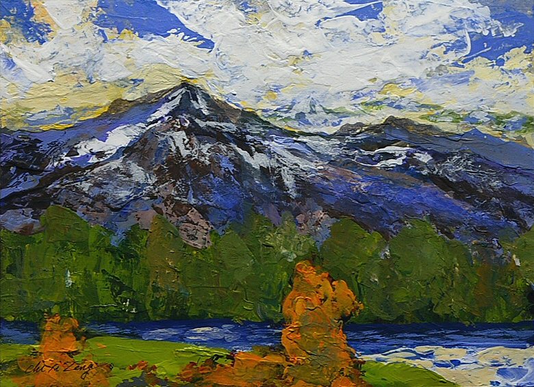 Image of art work &ldquo;Rocky Mountain in the Distance&rdquo;